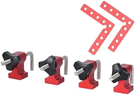 Woodworking, 90° Positioning Square, Durable Device for Accurate Right Angle Measurement for Boxes, Photo Frame, Aluminium Alloy (140 mm)