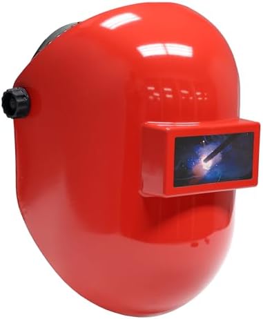Armour Guard Sugar Scoop 2 x 4.25" Red Fiberglass Pipeliner Welding Helmet