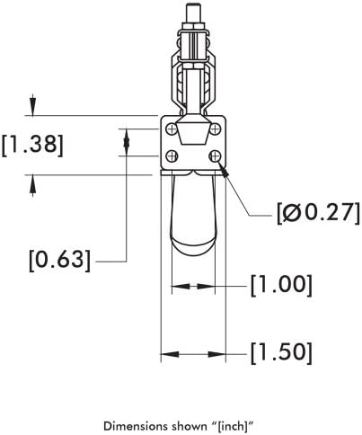 DE-STA-CO 317-S Hold-Down Clamp