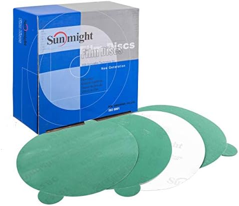 Sunmight Film 6" 400G PSA No Hole Disc, 01316, 100 Discs