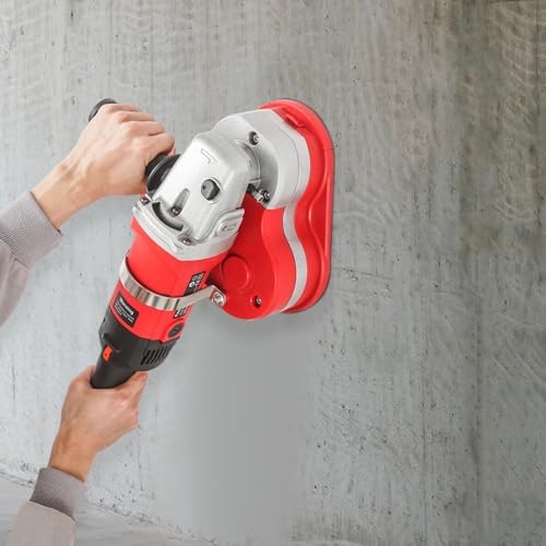 2.8KW Handheld Electric Polisher,6 Inch Buffer Polishing Machine w/ 6 Diamond Discs and 6 Variable Speed 600-3000 RPM Adjustable for Concrete Stone Cement Brick Walls Sanding and Polishing