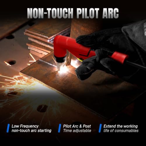 ANDELI Non-HF Plasma Cutter with Built-In Air Compressor 55A，1" Max Cut