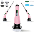 Electric Spin Scrubber - Cordless Bathroom Scrubber with 7 Brush Heads