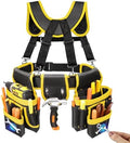 Tool Belt for Men, Freely-Combinable Magnetic Tool Belt with Suspenders