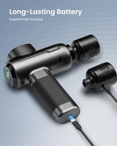 RENPHO Active+ Thermacool Massage Gun, Heat and Cold, App, Video Tutorials