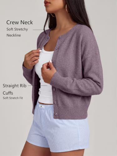 Trendy Queen Cropped Cardigan Sweaters for Women Fall Fashion Clothes 2026
