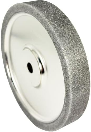 6 Inch CBN Grinding Wheel for Bench Grinder, 1/2" Arbor, 1" Wide, 1000 Grit