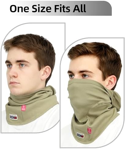 TICOMELA FR Face Mask Balaclava Flame Resistant Hood CAT2 Arc Rated OneSize