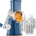 Geedel Rotary Cheese Grater Hand Crank, Cheese Shredder Vegetable Slicer