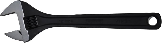 Proto J712SB ProtoBlack Adjustable Wrench, Non-Insulated, 1-1/2" Wrench Opening