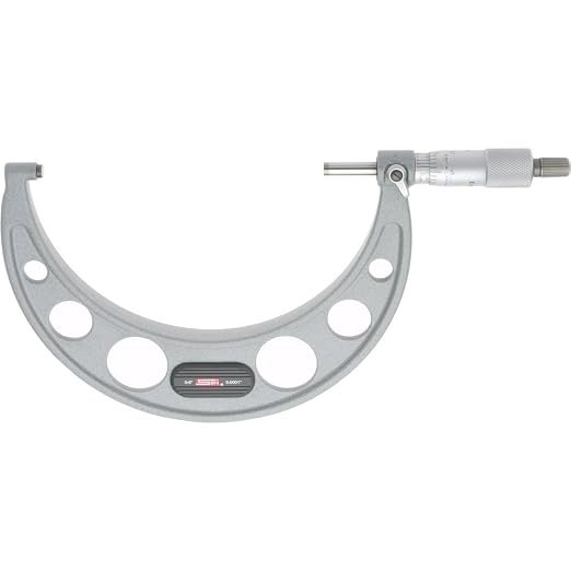 SPI 17-645-3 Calibrated Mechanical Outside Micrometer: 5" to 6 inch Range