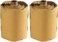 200 PCS 6 Inch Gold PSA Sanding Discs 80 Grit Self Adhesive Sticky-Back Sandpaper for DA Sander Automotive Car Paint Woodworking Wood Metal Finishing