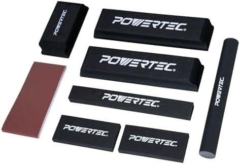 POWERTEC 7-Piece PSA Sanding Block Kit, PE Foam (72560)