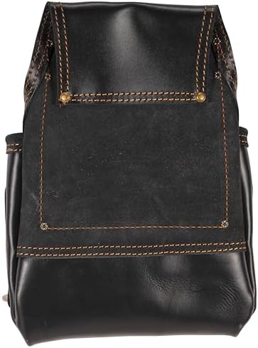CLC Custom Leathercraft 179354 Carpenter's Nail and Tool Bag Reversed Top Grain, 10 Pocket