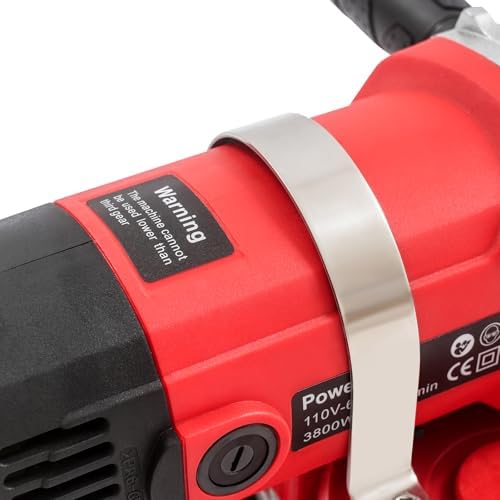 Electric Diamond Floor Grinder Polisher Machine, 3800W Electric Concrete Floor Grinder,6-Speed Adjustable, with 3 Diamond Wheels for Concrete, Marble, Granite, Cement & Thinset Removal