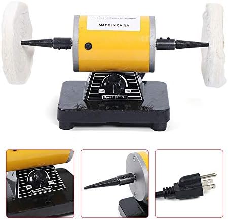 5"Polishing Buffing Machine Jewelry Bench Buffer Polisher Grinder MiNi 110V 60HZ