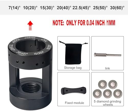 3mirrors Aluminum Tungsten Electrode Sharpener Head for TIG Welder