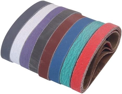 1/2" x 10" Replacement Knife Sharpener Sanding Belts,32 Pack