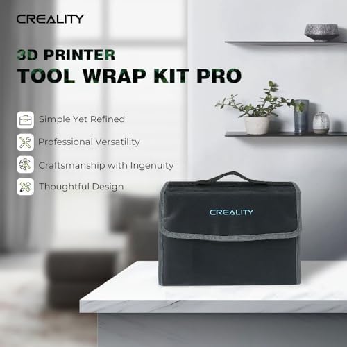Creality 3D Printer Tool Kit, 74Pcs 3D Printing Tool Wrap Kit Assembly/Removal/Filament Cutting Set 3D Printer Accessories for All FDM Printers Cleaning Finishing Printing