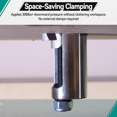 2Pcs Bench Connector Dog, Workbench Connector Clamps Fits 20 mm/0.79inch DogHoles for MFT System Woodworking Tables Connecting