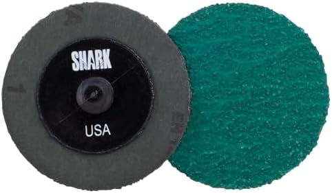 Shark 12615 2-Inch Grit-80 Green Zirconia Mini Grinding Discs, 25-Pack
