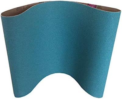 7-7/8 x 29-1/2 Inch Sanding Belts - Starcke Premium 60 Grit Blue Zirconia Cloth Belt Sanders for Woodworking, Metal, Composites & Aluminum, Autobody Sandpaper Belts, Floor Belt Sanding - 10 Pack