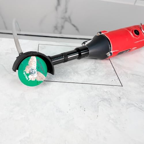 Butterfly 2" Diamond Tile Cutting Wheel for Dremel & Rotary Tools – 0.6mm Solid Diamond Layer, Ultra-Thin 1.2mm Wet Cut Disc for Porcelain, Ceramic & Mosaic | Low Chipping