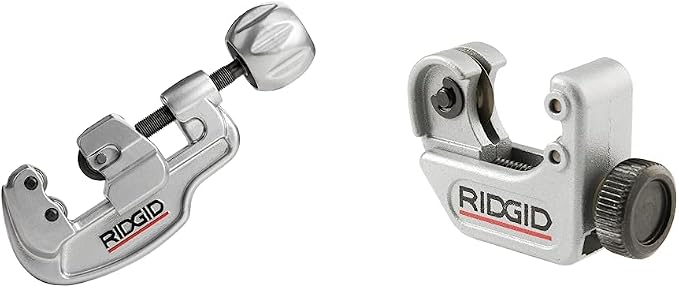 RIDGID 29963 Model 35S 1/4" to 1-3/8" Stainless Steel Tubing Cutter with X-CEL Knob, Silver