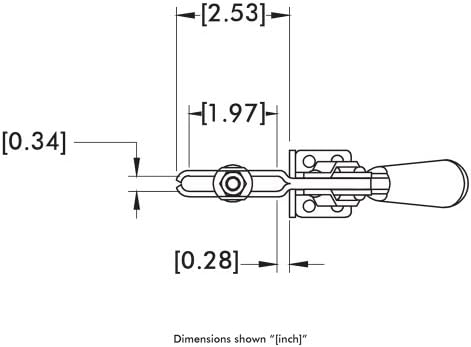 DE-STA-CO 317-S Hold-Down Clamp