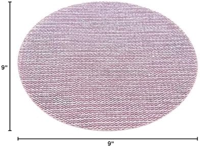 Mirka Abranet Sanding Disc 9 Inch Grit 80 Hook Loop 25 Pack