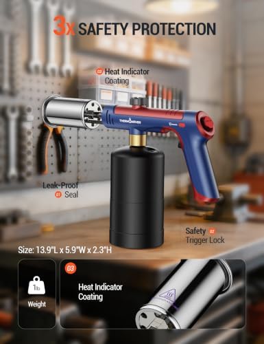 ThermoMaven Propane Torch Gun, One-Touch Max Fire Flame Thrower