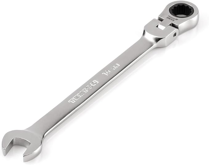 TEKTON 10 mm Flex Head Ratcheting Combination Wrench | WRC26410 | 12-Point