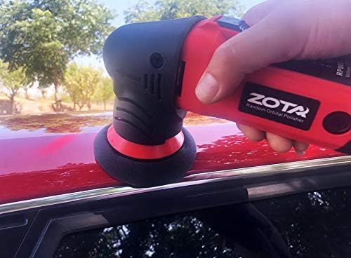 ZOTA Orbital Polisher - 3" Dual Action Mini Polisher Kit with 13.1 ft Cord for Car Detailing