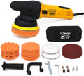 X'GLOW 5-Inch Random Orbital Car Polisher, 900W Corded Car Buffer, 6-Speed