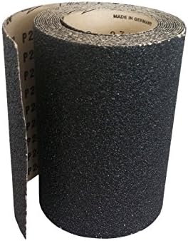 STARCKE Premium Waterproof Sandpaper Roll Heavy Duty - Black Silicon Carbide - for Wood Floor and Stone (24 Grit)