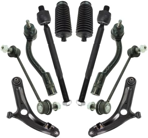 TRQ Front Steering & Suspension Kit Control Arm with Ball Joint Steering