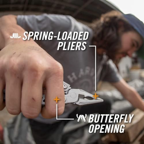Gerber Suspension NXT 15-in-1 Multitool Pliers, EDC Knife, Stainless Steel