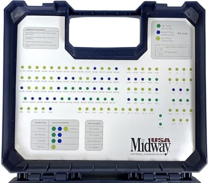 MidwayUSA 123 Piece Gunsmithing Screwdriver Set with Magnetic Tip