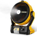 800CFM 11.5" Jobsite Misting Fan, Battery Powered for DeWalt 20V