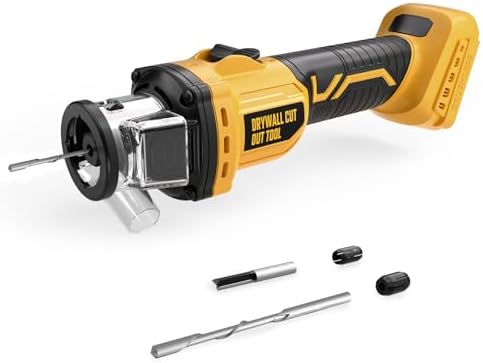 Cordless Drywall Cut-Out Tool for DEWALT 20V Battery, Rotary Saw, 30000 RPM