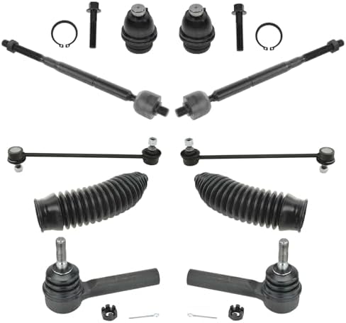 TRQ Front Steering & Suspension Kit Ball Joint Steering Rack & Pinion