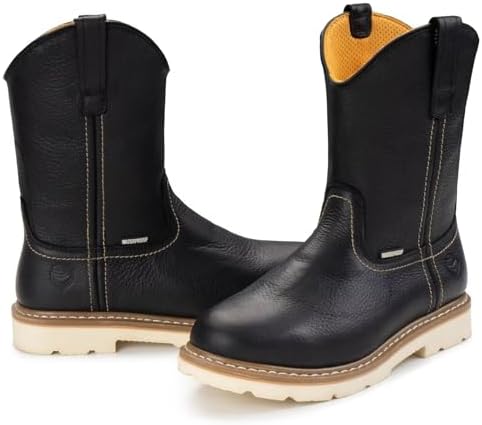 SUREWAY 10in Mens Soft/Steel Toe Waterproof Wellington Work Boot