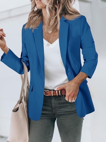 Cicy Bell Womens Casual Blazers Long Sleeve Work Office Suit Jackets Blazer