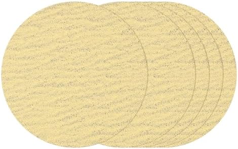 25Pcs Sanding Discs 3In 120Grit Hook and Loop Sandpapers Yellow