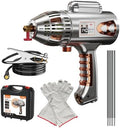 Handheld ARC Stick Welder 140A 110V,lightweight Portable inverter handheld welder Gun capable of DC Stick for Hobby DIY Projects Home Use. Arc force and Anti-Stick With Welding Tools
