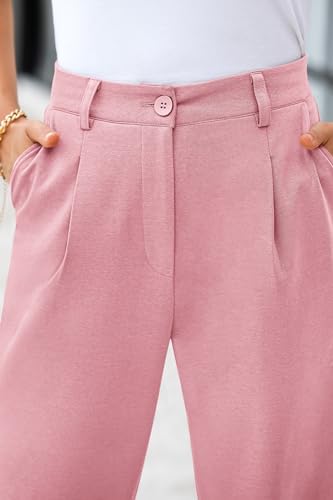 CFLONGE Womens Ankle Work Pants Trousers Casual Slacks