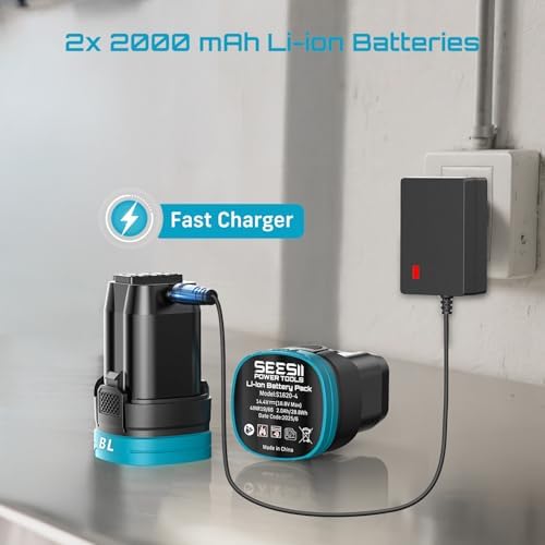 Cordless Drill Impact Driver Brushless Power Tool Combo Kits for Home DIY