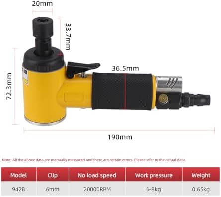 Pneumatic Mini Orbital Sander 2 inch Grinder Polisher Kit, 2-in-1 Air Right Angle Grinder Polisher Kit with 55pcs Roll Lock Discs,Use For Metal & Woodworking