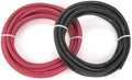 EWCS 2 Gauge Premium Extra Flexible Welding Cable 600 Volt Combo Pack - Black+Red - 25 Feet of Each Color Made in The USA