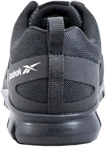 Reebok Men's Rb4041 Sublite Cushion Safety Toe Athletic Work Shoe Black
